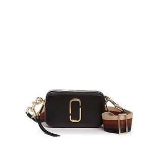 MARC JACOBS Snapshot Crossbody Bag Black/Choco